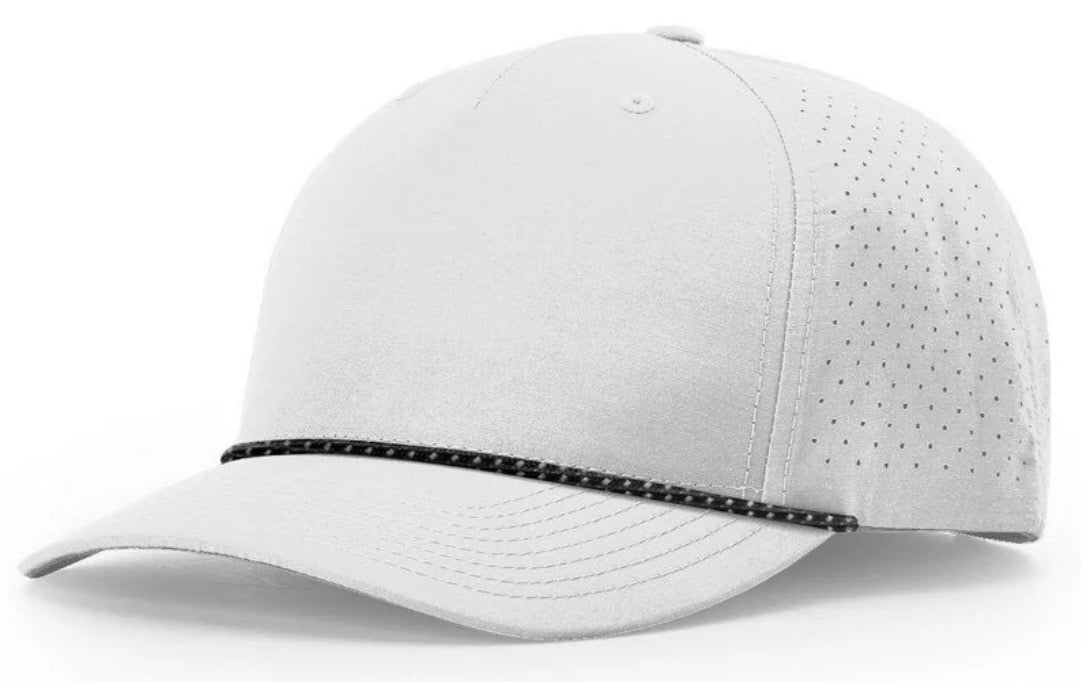 Richardson 355 Laser Perforated 5-Panel Trucker Hat with Rope