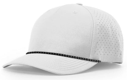 Richardson 355 Laser Perforated 5-Panel Trucker Hat with Rope