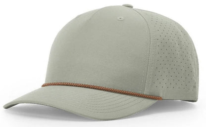Richardson 355 Laser Perforated 5-Panel Trucker Hat with Rope