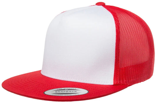 Yupoong 6006 - Flat Brim SnapBack Trucker